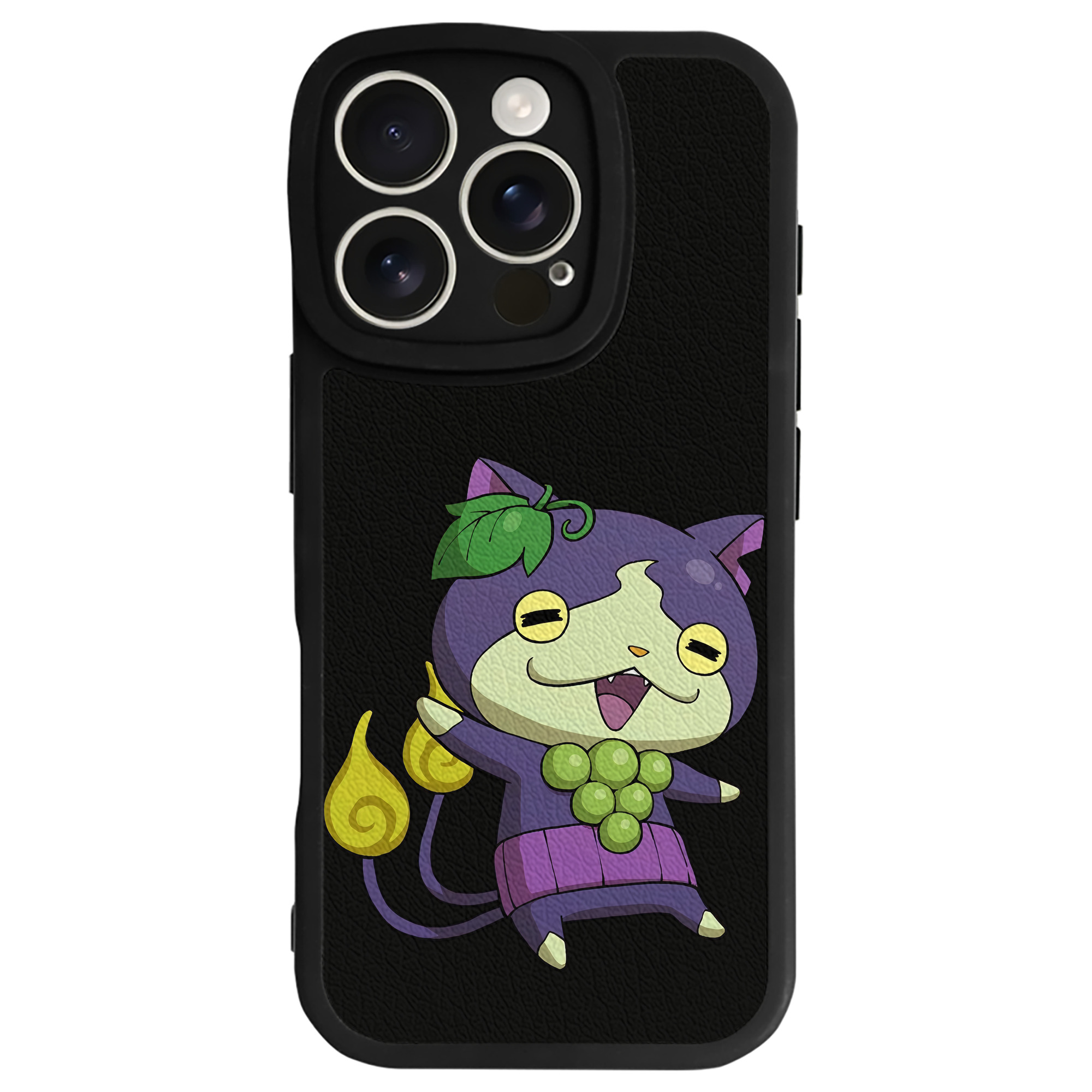 （画像用） 妖怪ウォッチ Yo-kai Watch 【iPhone 16シリーズ対応】シリコンスマホケース（レザー調） 材質：シリコン